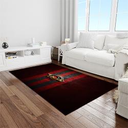 NCAA Arkansas Razorbacks College Sport Basketball And Foolball Team Logo Rectangle Area Rug AR01