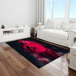 ncaa arkansas razorbacks college sport basketball and foolball team logo rectangle area rug light room ar18
