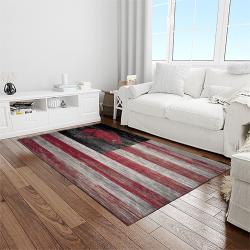 NCAA Arkansas Razorbacks College Sport Basketball And Foolball Team Logo Rectangle Area Rug AR43