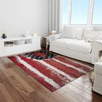 ncaa arkansas razorbacks college sport basketball and foolball team logo rectangle area rug light room ar44
