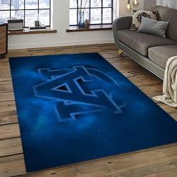 ncaa auburn tigers college sport basketball and foolball team logo rectangle area rug dark room ats26