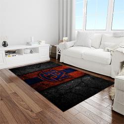 NCAA Auburn Tigers College Sport Basketball And Foolball Team Logo Rectangle Area Rug ATS04