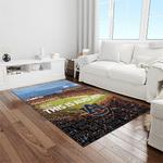 ncaa auburn tigers college sport basketball and foolball team logo rectangle area rug light room ats10