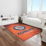 ncaa auburn tigers college sport basketball and foolball team logo rectangle area rug light room ats60