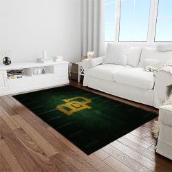 NCAA Baylor Bears Sport Basketball And Foolball Team Logo Rectangle Area Rug BB01