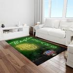 ncaa baylor bears sport basketball and foolball team logo rectangle area rug light room bb03