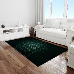 NCAA Baylor Bears Sport Basketball And Foolball Team Logo Rectangle Area Rug BB07