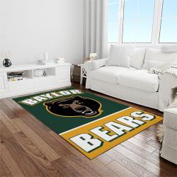NCAA Baylor Bears Sport Basketball And Foolball Team Logo Rectangle Area Rug BB13
