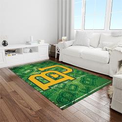 NCAA Baylor Bears Sport Basketball And Foolball Team Logo Rectangle Area Rug BB17