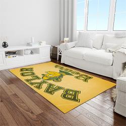 NCAA Baylor Bears Sport Basketball And Foolball Team Logo Rectangle Area Rug BB18