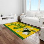 ncaa baylor bears sport basketball and foolball team logo rectangle area rug light room bb21