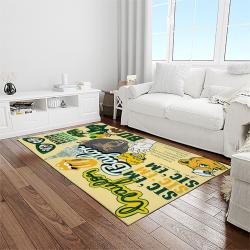 NCAA Baylor Bears Sport Basketball And Foolball Team Logo Rectangle Area Rug BB22