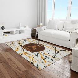NCAA Baylor Bears Sport Basketball And Foolball Team Logo Rectangle Area Rug BB23