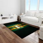 ncaa baylor bears sport basketball and foolball team logo rectangle area rug light room bb32