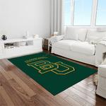 ncaa baylor bears sport basketball and foolball team logo rectangle area rug light room bb34