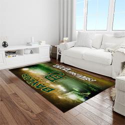 NCAA Baylor Bears Sport Basketball And Foolball Team Logo Rectangle Area Rug BB36