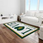 ncaa baylor bears sport basketball and foolball team logo rectangle area rug light room bb43