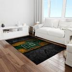 ncaa baylor bears sport basketball and foolball team logo rectangle area rug light room bb45