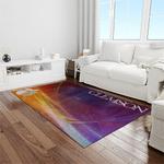 ncaa clemson tigers college sport basketball and foolball team logo rectangle area rug light room ct30