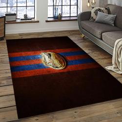 ncaa florida gators college sport basketball and foolball team logo rectangle area rug dark room fg04