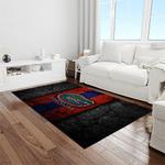 ncaa florida gators college sport basketball and foolball team logo rectangle area rug light room fg03