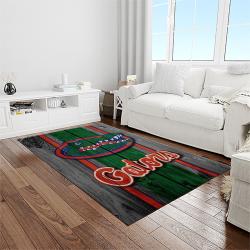 NCAA Florida Gators College Sport Basketball And Foolball Team Logo Rectangle Area Rug FG21