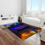 ncaa florida gators college sport basketball and foolball team logo rectangle area rug light room fg22