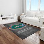 ncaa florida gators college sport basketball and foolball team logo rectangle area rug light room fg33