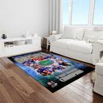 ncaa florida gators college sport basketball and foolball team logo rectangle area rug light room fg38