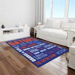 ncaa florida gators college sport basketball and foolball team logo rectangle area rug light room fg39