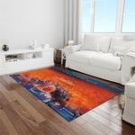 ncaa florida gators college sport basketball and foolball team logo rectangle area rug light room fg43