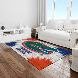 NCAA Florida Gators College Sport Basketball And Foolball Team Logo Rectangle Area Rug FG46