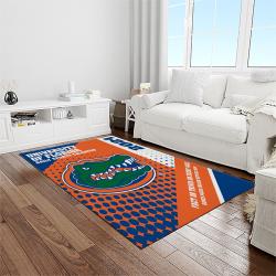 NCAA Florida Gators College Sport Basketball And Foolball Team Logo Rectangle Area Rug FG50
