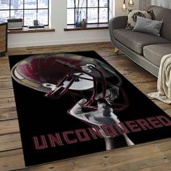 ncaa florida state seminoles sport basketball and foolball team logo rectangle area rug dark room fss13