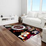 ncaa florida state seminoles sport basketball and foolball team logo rectangle area rug light room fss12