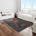 ncaa florida state seminoles sport basketball and foolball team logo rectangle area rug light room fss14
