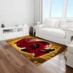 NCAA Florida State Seminoles Sport Basketball And Foolball Team Logo Rectangle Area Rug FSS23