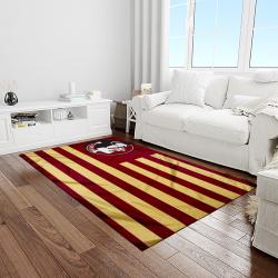 NCAA Florida State Seminoles Sport Basketball And Foolball Team Logo Rectangle Area Rug FSS38