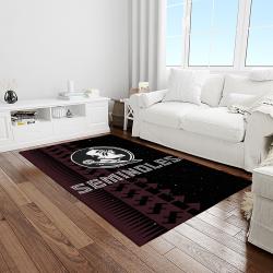 NCAA Florida State Seminoles Sport Basketball And Foolball Team Logo Rectangle Area Rug FSS57