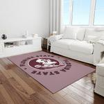 ncaa florida state seminoles sport basketball and foolball team logo rectangle area rug light room fss60
