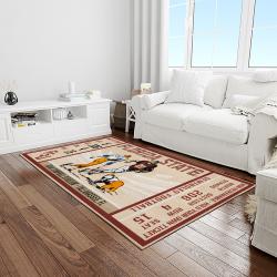 NCAA Florida State Seminoles Sport Basketball And Foolball Team Logo Rectangle Area Rug FSS63