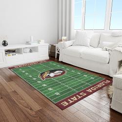 NCAA Florida State Seminoles Sport Basketball And Foolball Team Logo Rectangle Area Rug FSS67
