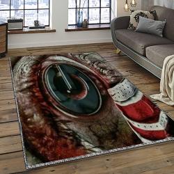 ncaa georgia bulldogs college sport basketball and foolball team logo rectangle area rug dark room gbs63