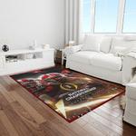 ncaa georgia bulldogs college sport basketball and foolball team logo rectangle area rug light room gbs06