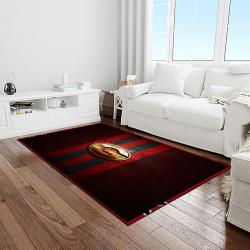 NCAA Georgia Bulldogs College Sport Basketball And Foolball Team Logo Rectangle Area Rug GBS13