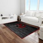 ncaa georgia bulldogs college sport basketball and foolball team logo rectangle area rug light room gbs40