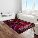 ncaa georgia bulldogs college sport basketball and foolball team logo rectangle area rug light room gbs42