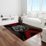 ncaa georgia bulldogs college sport basketball and foolball team logo rectangle area rug light room gbs44