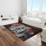 ncaa georgia bulldogs college sport basketball and foolball team logo rectangle area rug light room gbs49
