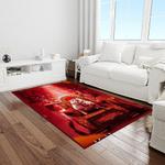 ncaa georgia bulldogs college sport basketball and foolball team logo rectangle area rug light room gbs52